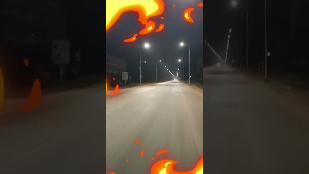 Окраина Сием риепа ночью #камбоджа смотреть онлайн