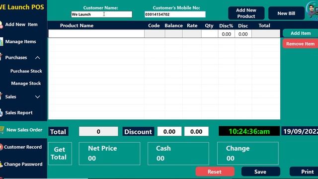 Point of Sale Software with Source Code | C# and SQL Server 2019 смотреть онлайн