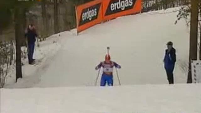 биатлон кубок мира 2006-2007 8 этап Холменколлен (Осло) масс старт женщины