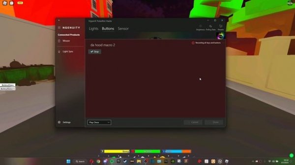 How to MACRO with a HyperX Mouse in Da Hood! (Very Fast + Smooth First Person Macro)