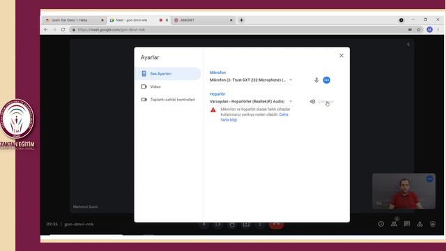 GOOGLE MEET MİKROFON, SES VE KAMERA AYARLARI смотреть онлайн