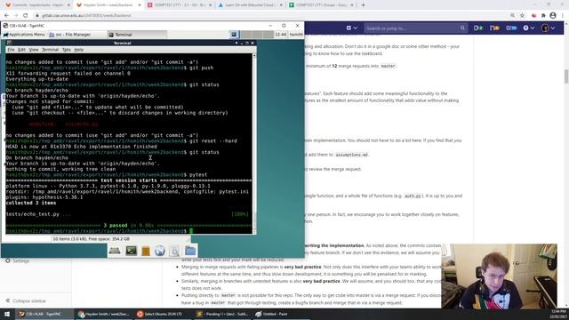 COMP1531 21T1 - 2.1 - Git - Team Usage смотреть онлайн