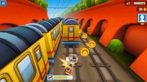 Talking Ben plays Subway Surfers