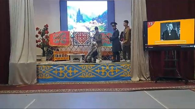 ӘДЕБИ КЕШ."АҚБІЛЕК" романынан үзінді."Жас талап" театры. смотреть онлайн