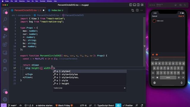 Contador de caracter do Twitter em React Native смотреть онлайн