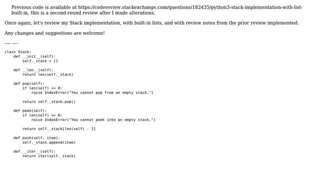 Python3 Stack implementation with List built-in - Round Two смотреть онлайн