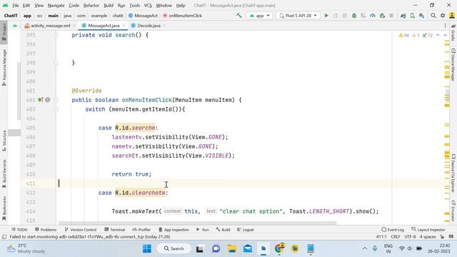 Search Messages |  Chat App With Encryption 2023