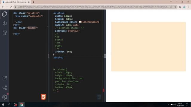 Position Absolute vs Position relative en CSS смотреть онлайн