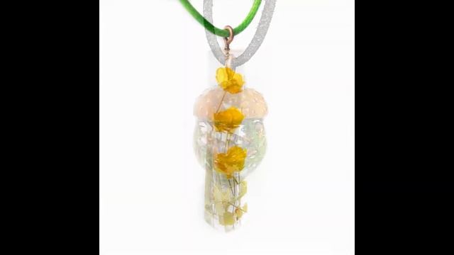 Уникальные украшения с натуральными цветами смотреть онлайн