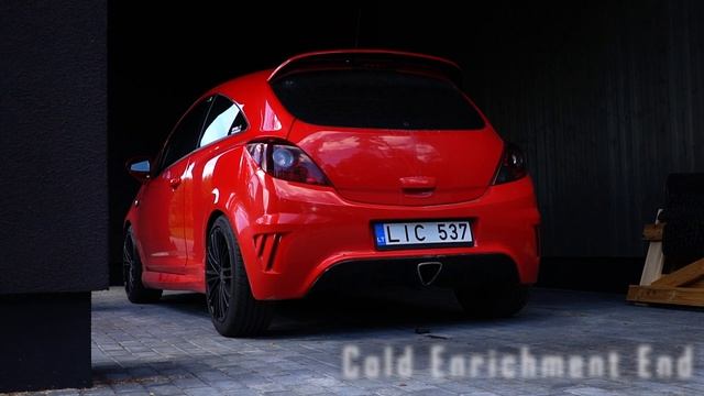 Opel Corsa OPC Straight Pipe Raw Sound - Opel Corsa OPC