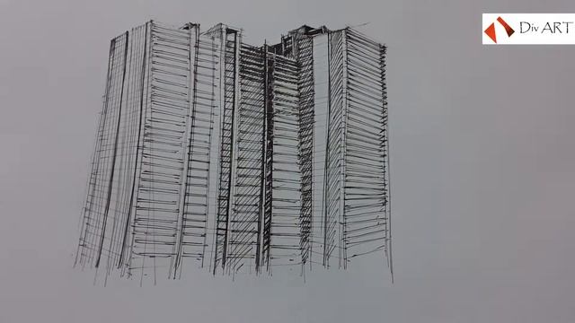 How To Draw A City Free Hand In 3D Street View | DIV ART смотреть онлайн