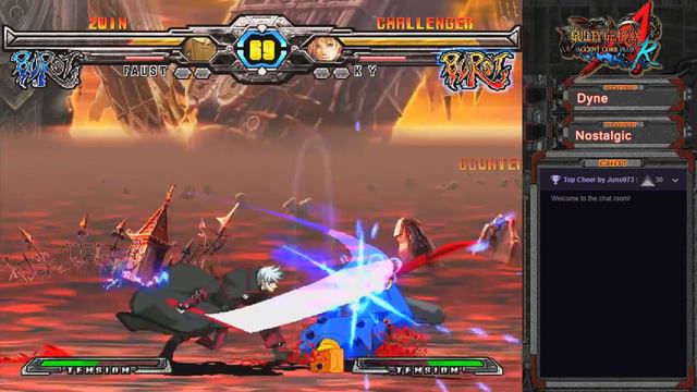 Guilty Gear XX Λccent Core Plus R Stream (8/19/17)