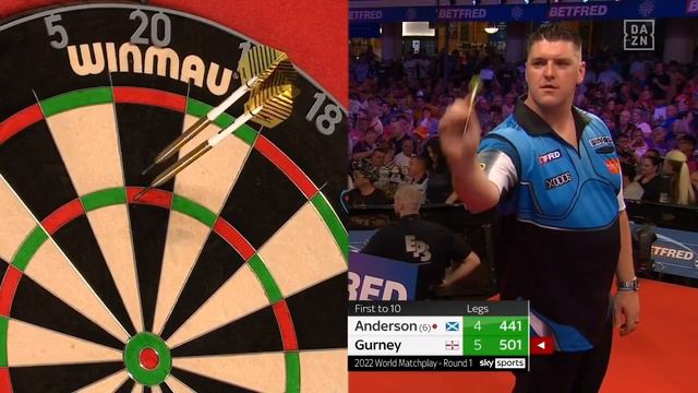Darts World Matchplay 2022 R1 Gary Anderson vs Daryl Gurney смотреть онлайн