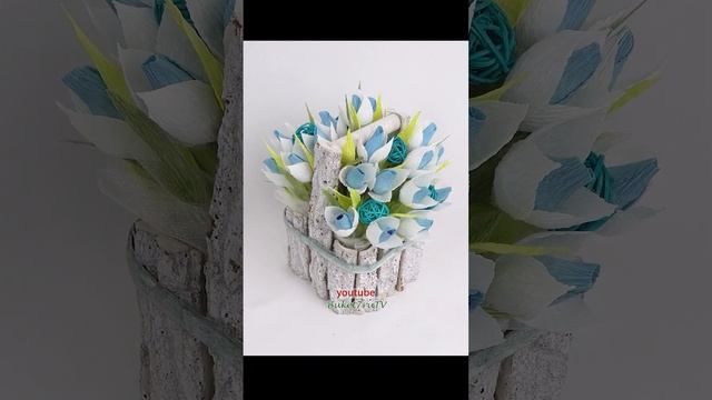 Букет с подснежниками из конфет Short смотреть онлайн