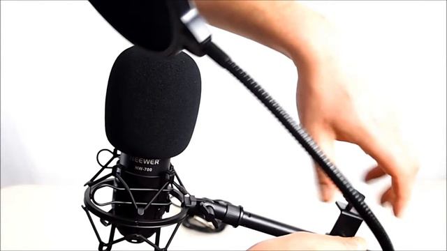 Neewer® NW-700 Microphone & NW-107 Floor Tripod & Boom Kit Setup смотреть онлайн