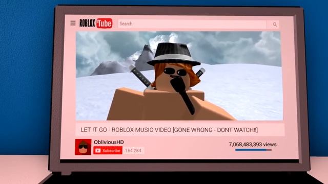 LET IT GO - ROBLOX MUSIC VIDEO [GONE WRONG - DONT WATCH!!] смотреть онлайн
