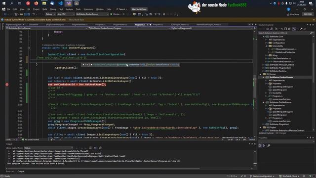 Weiter gehts mit der Docker API [C#]_NoobDevGedöns CodeTalk Version 258 смотреть онлайн
