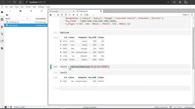 pandas index | pandas in python for beginners смотреть онлайн