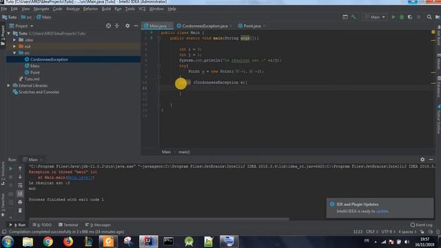Programmation Orientée Objet | 34 - Les exceptions personnalisées смотреть онлайн