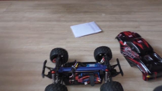 Remo Hobby RH1635 на БК из коробки быстрее RH1631