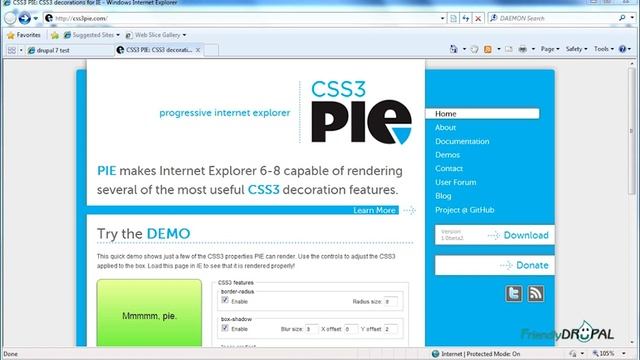 Get CSS3 features for IE with CSS3PIE смотреть онлайн