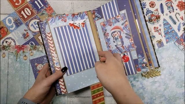 Обзор мастер-класса фотоальбома "Снеговички" / скрапбукинг/ фотоальбом своими руками смотреть онлайн