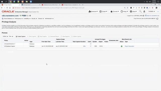 Dynamic Privilege Analysis in 12c смотреть онлайн