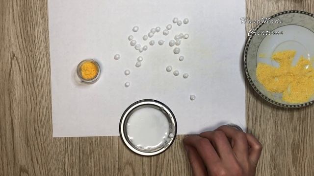 Веточка мимозы \\ Mimosa \\ DIY