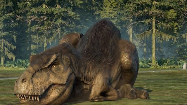 PROLOGUE REMATCH! FEATHERED T. REX VS DOMINION GIGANOTOSAURUS - Jurassic World Evolution 2 смотреть онлайн