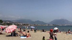 Турция сезон открыт Погода в мае в Аланье Пляж у порта Alanya Belediyesi Halk Plajı