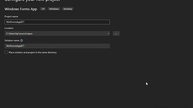 C# EntityFramework Core 7 (EF7) |EF Core 7 |C# Windows Form (WinForms) смотреть онлайн
