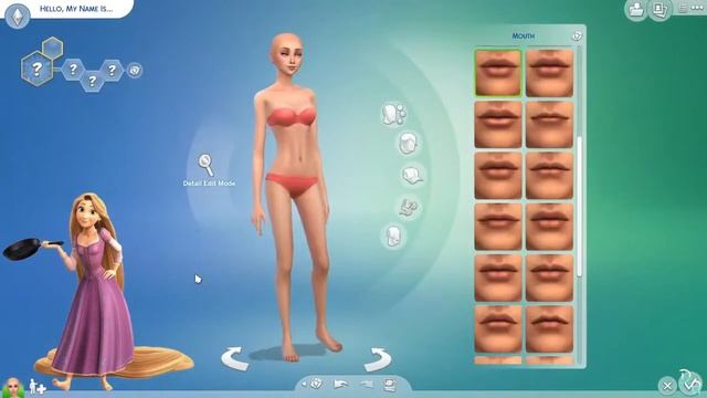 Rapunzel "Tangled" (+ CC Links) // The Sims 4: Create A Sim смотреть онлайн