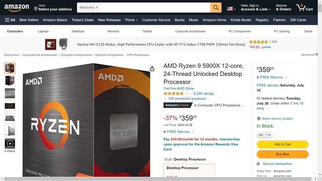 This AMD Ryzen 9 5900X 12-core, 24-Thread is Over 35% Off! Best Deals Online смотреть онлайн