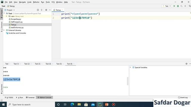 Escape Sequence in Python | Python Tutorial for Beginners смотреть онлайн