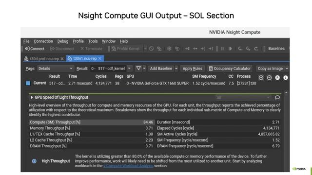 CUDA Developer Tools | SOL Analysis with NVIDIA Nsight Compute смотреть онлайн