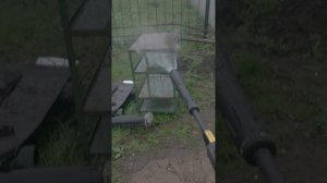 Работа  струйной трубки  Karcher Vario Power VP 145 и грязевой фрезы Karcher DB 145