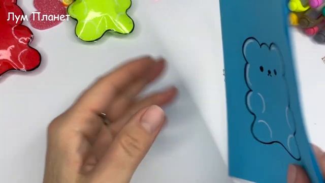 DIY СКВИШИ Желейный МИШКА из бумаги | Как сделать сквиши своими руками смотреть онлайн