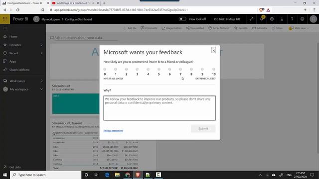 Add Video to a Dashboard Power BI Service смотреть онлайн