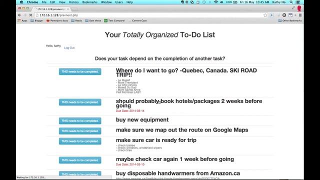 CS50 Final - organized to-do list (PHP & HTML) смотреть онлайн