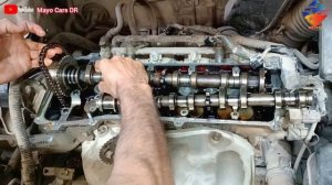 2AZ-FE 2.4L Engine VVTI Gear And Camshaft Replacement Without Remove Cover Of Toyota Camry