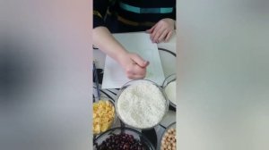 Картина из крупы