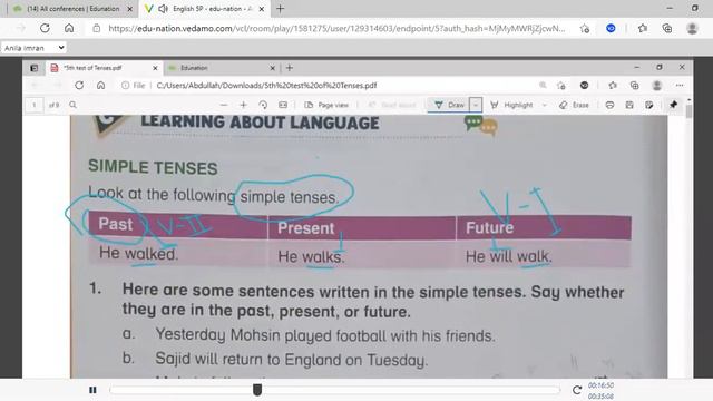 All Tenses present simple past simple future simple in easy way смотреть онлайн