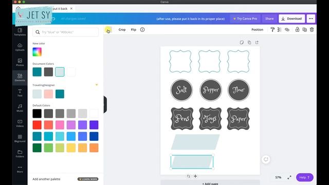 How to create label sticker in Canva for Free - Fast and easy designs - PLUS download bonus templat смотреть онлайн