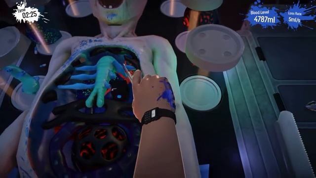 Surgeon Simulator Alien Cubed Trangrifier PS4 смотреть онлайн