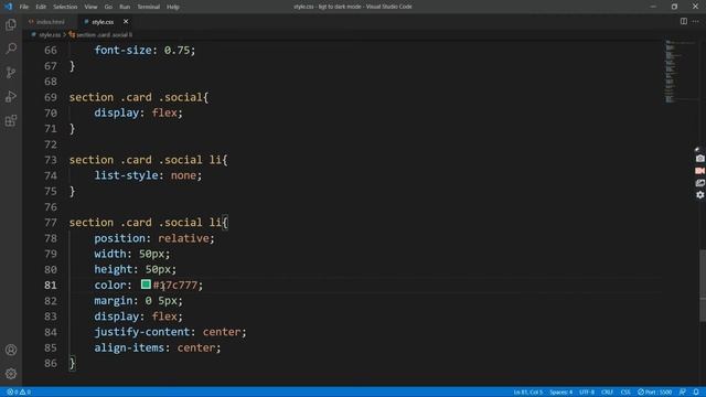 Toggle Between Light & Dark Mode Card UI Design Using JS| THE WEBFIX смотреть онлайн