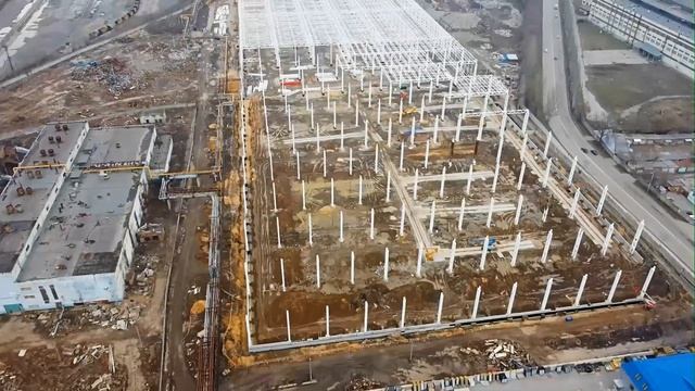 Новый тракторный завод Ростсельмаша: ход строительства. Март 2022 г. смотреть онлайн