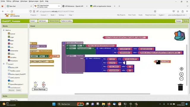 ChatGPT et MIT AppInventor : comment créer une application Android utilisant l'IA d'OpenAI ? смотреть онлайн