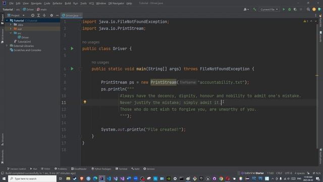 Java I/O Episode 24: PrintStream Class смотреть онлайн