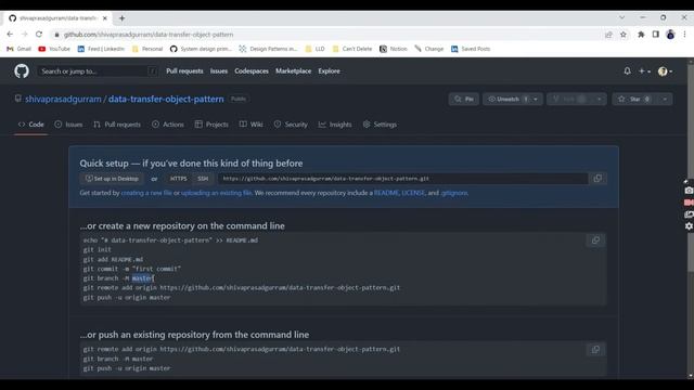 GitHub - Create local repository and push to remote repository смотреть онлайн