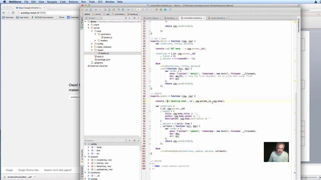 books08 - Controller UPDATE in mongoose and node.js смотреть онлайн